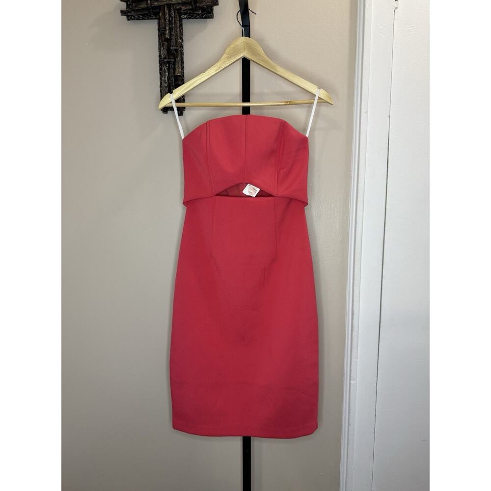 NWT State of Being Strapless Coral Dress Size XS